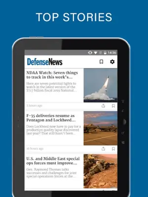 Defense News android App screenshot 2